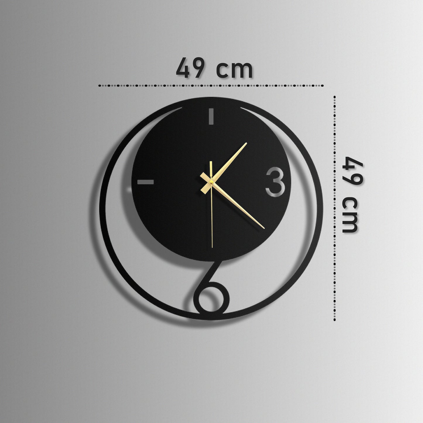 Eclipse Metal Duvar Saati