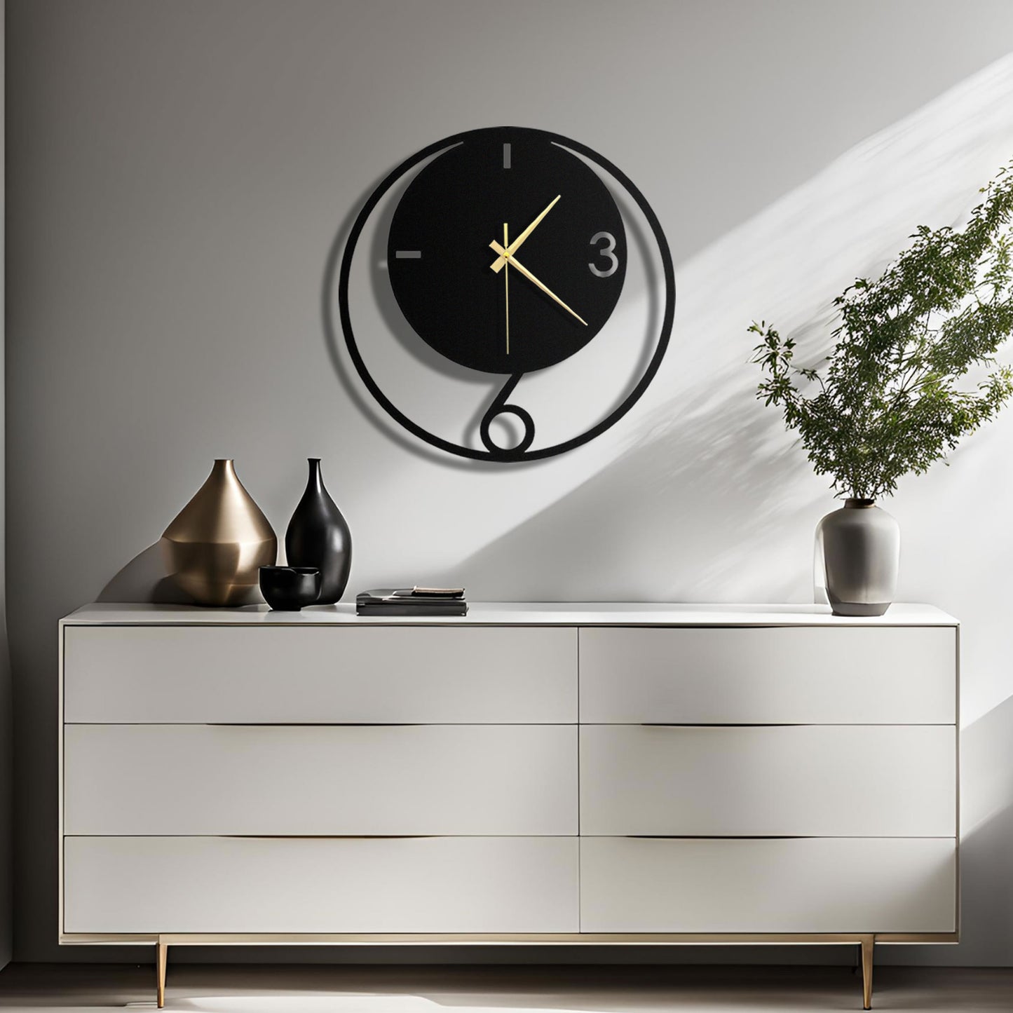 Eclipse Metal Duvar Saati