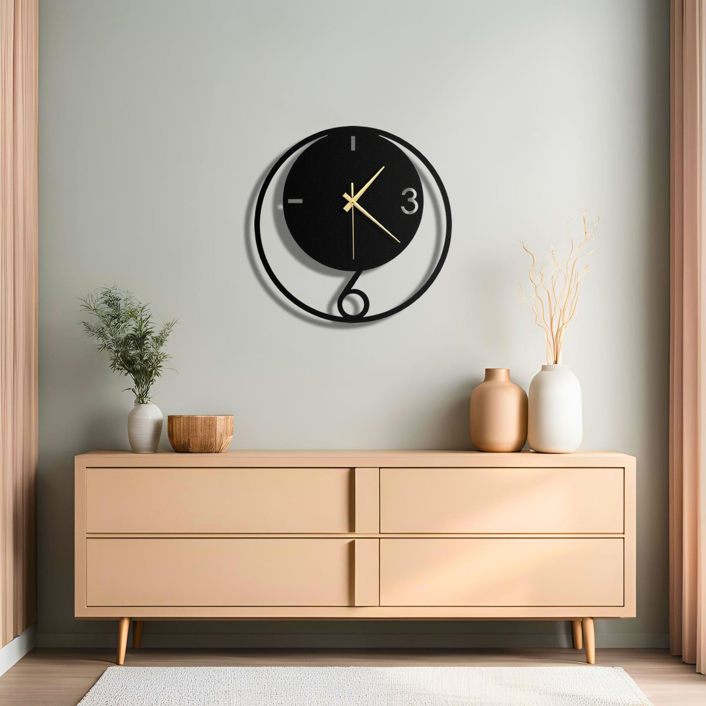 Eclipse Metal Duvar Saati