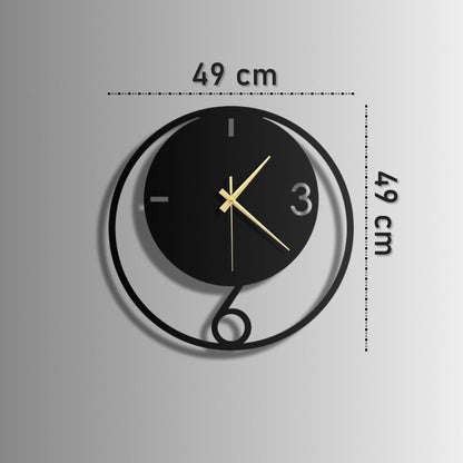 Eclipse Metal Duvar Saati