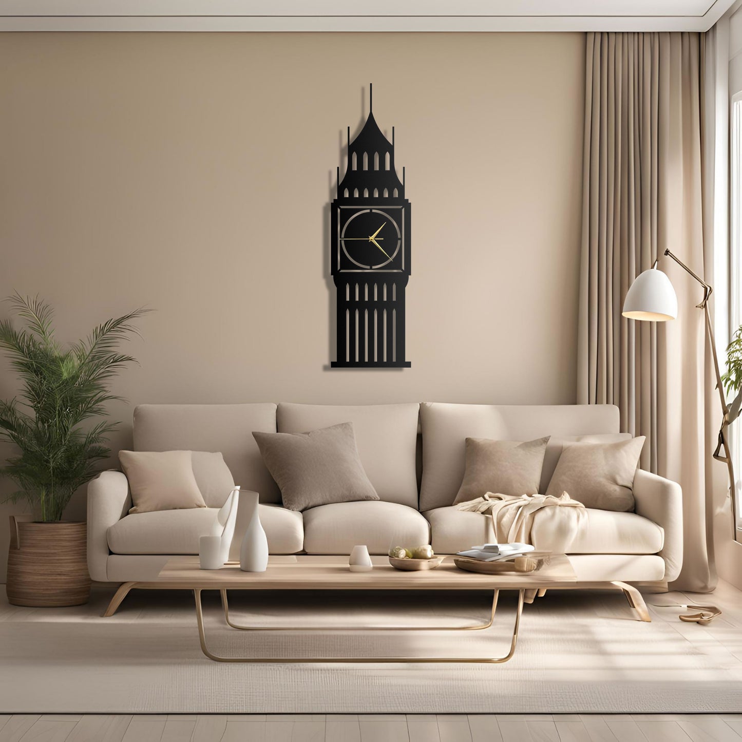 Big Ben Metal Duvar Saati