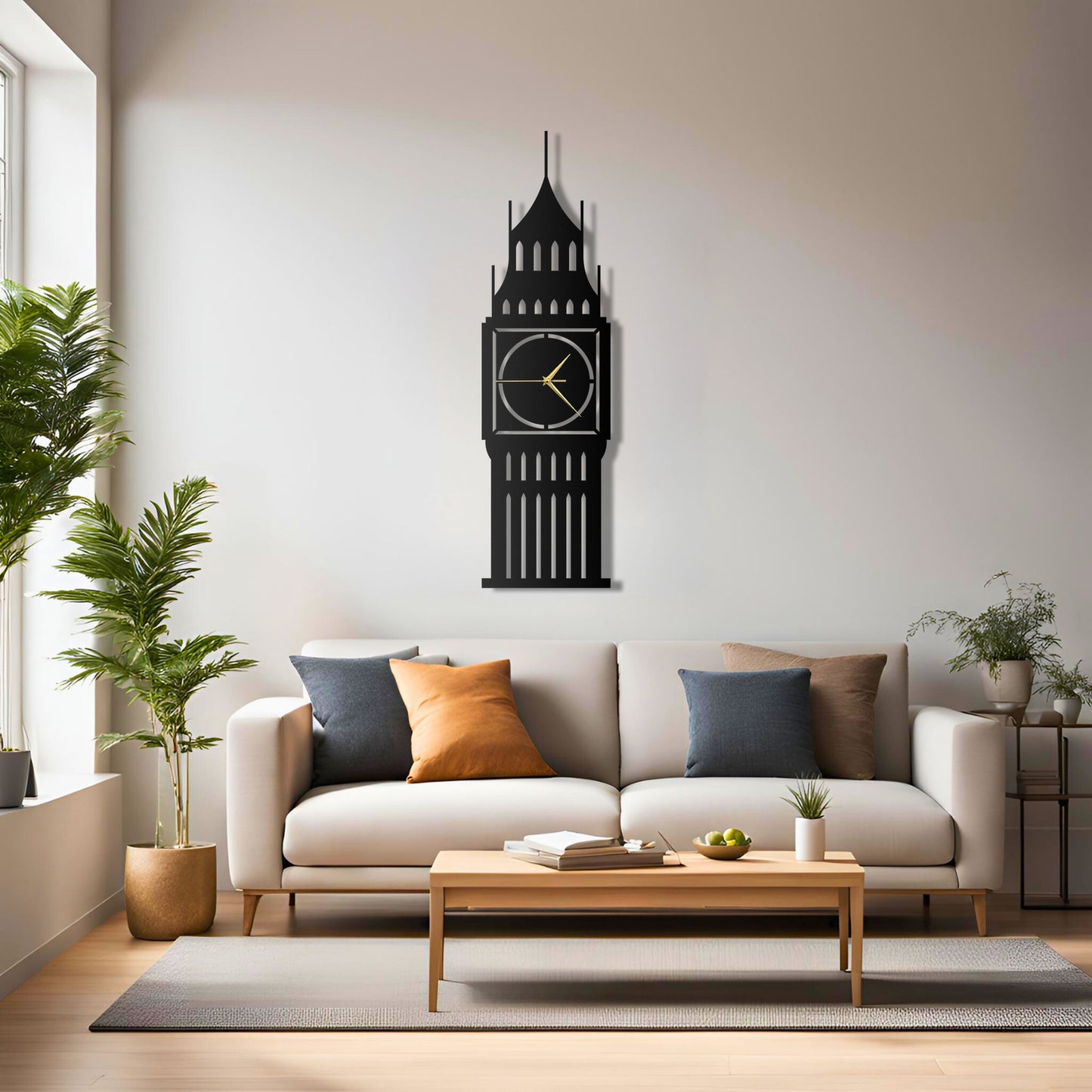 Big Ben Metal Duvar Saati